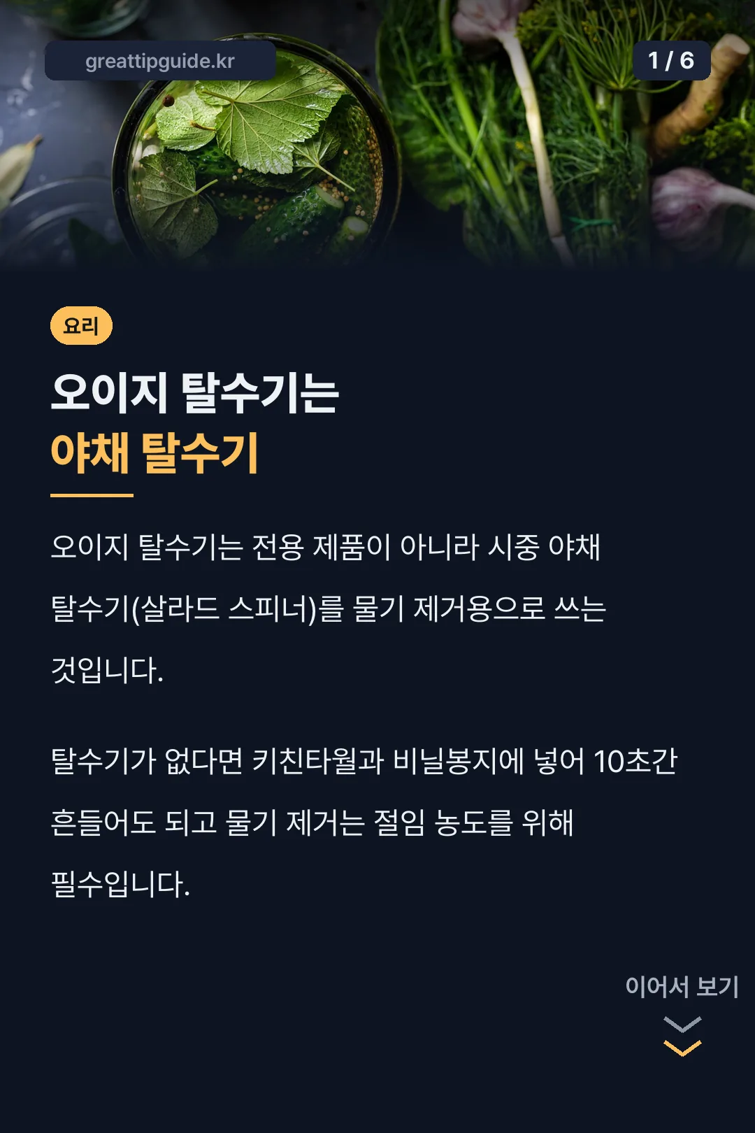 오이지 탈수기는 야채 탈수기