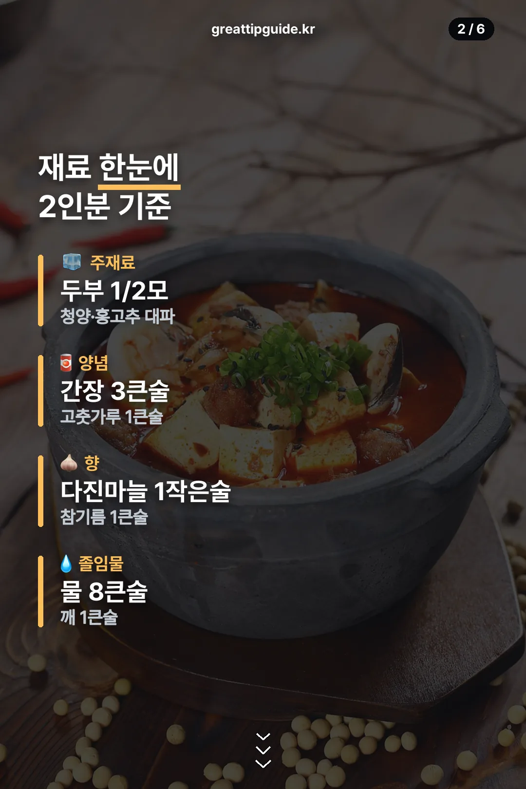 재료 한눈에